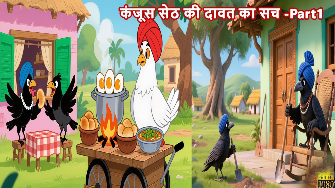 कंजूस सेठ की दावत का सच -Part1| Miserly Merchant's Feast - Part 1|कंजूस सेठ की दावत   part1   FINAL