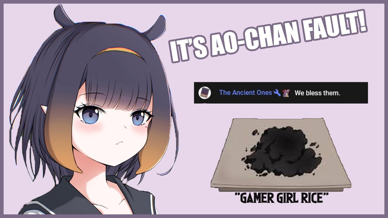 Ina Makes CURSED Rice and Blames AO-Chan Instead