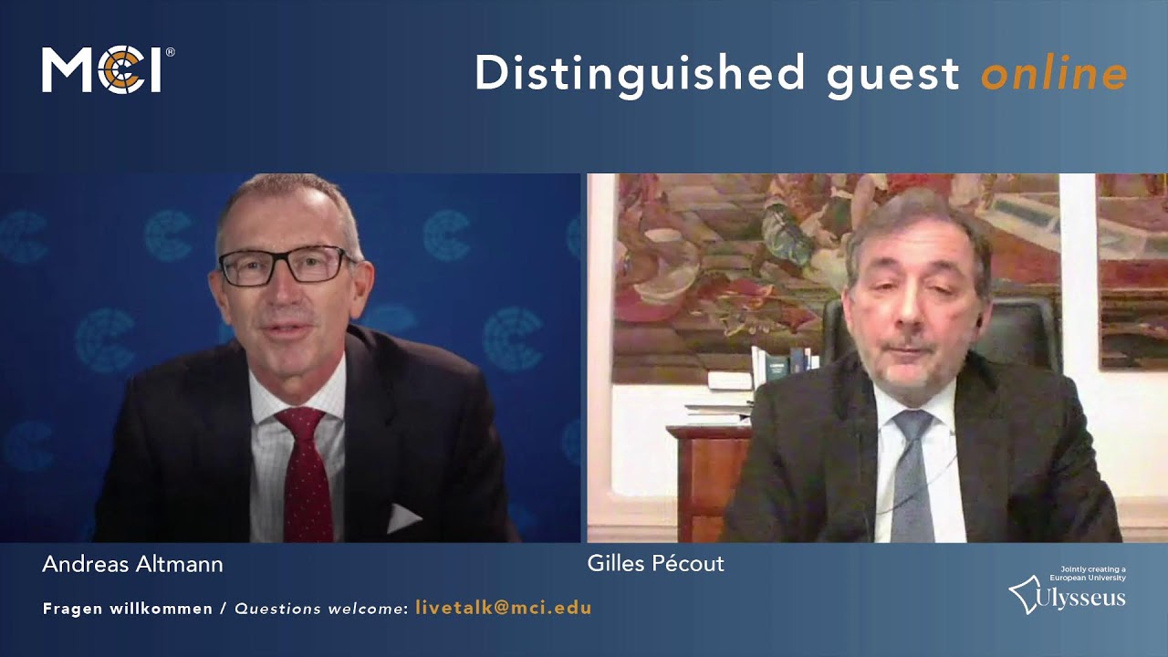 MCI | Distinguished Guest Livetalk | Gilles Pécout