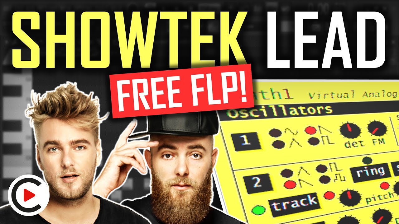 SHOWTEK LEAD TUTORIAL + FREE FLP | How to Make a Showtek Hardstyle Lead (FL Studio Hardstyle Synth)
