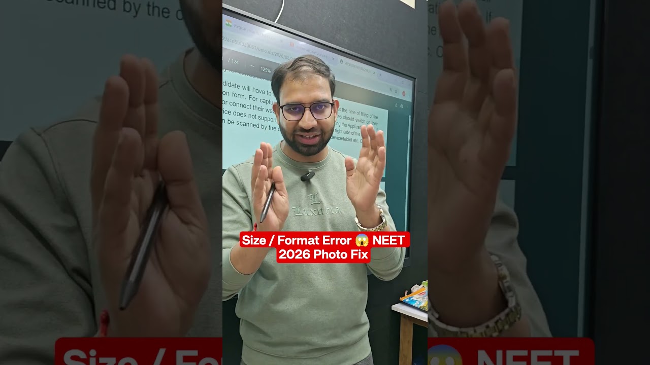 NEET 2026 Form Live 😱 live Photo Upload Problem #neet2026 #neetform2026 #neetregistration
