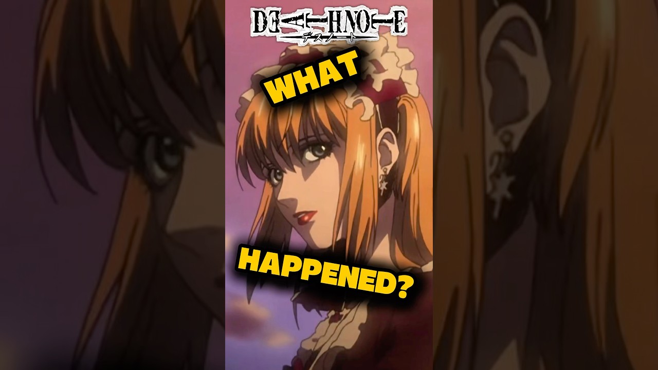 What Happened to Misa After Death Note? | #anime #shorts