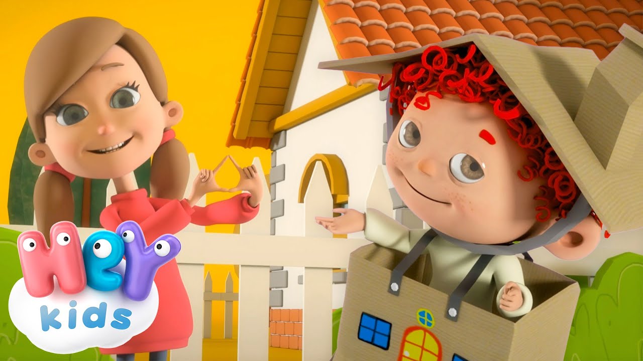 J'ai une maisonnette comme ci, comme ça ! 🏠 | HeyKids Comptines pour bébé | Animaj Kids