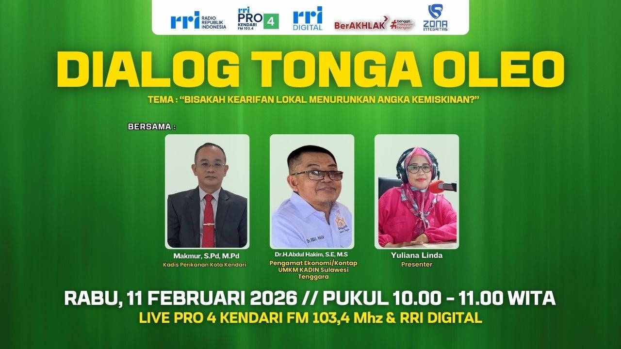 Dialog Tonga Oleo - Bisakah Kearifan Lokal Menurunkan Angka Kemiskinan?