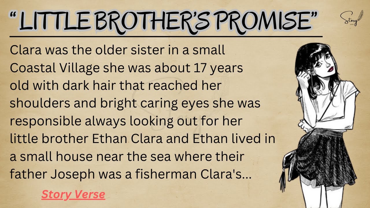 “Little Brother’s Promise” ⭐️ Heartwarming English Story | Learn English for Beginners