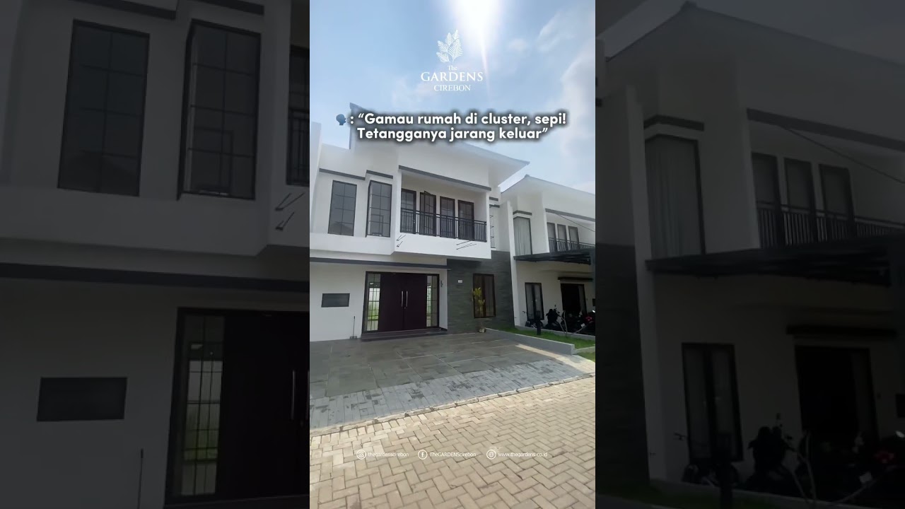 Cluster Mewah di Cirebon #rumahcirebon #rumahminimalis #thegardenscirebon #rumahidaman #cirebon