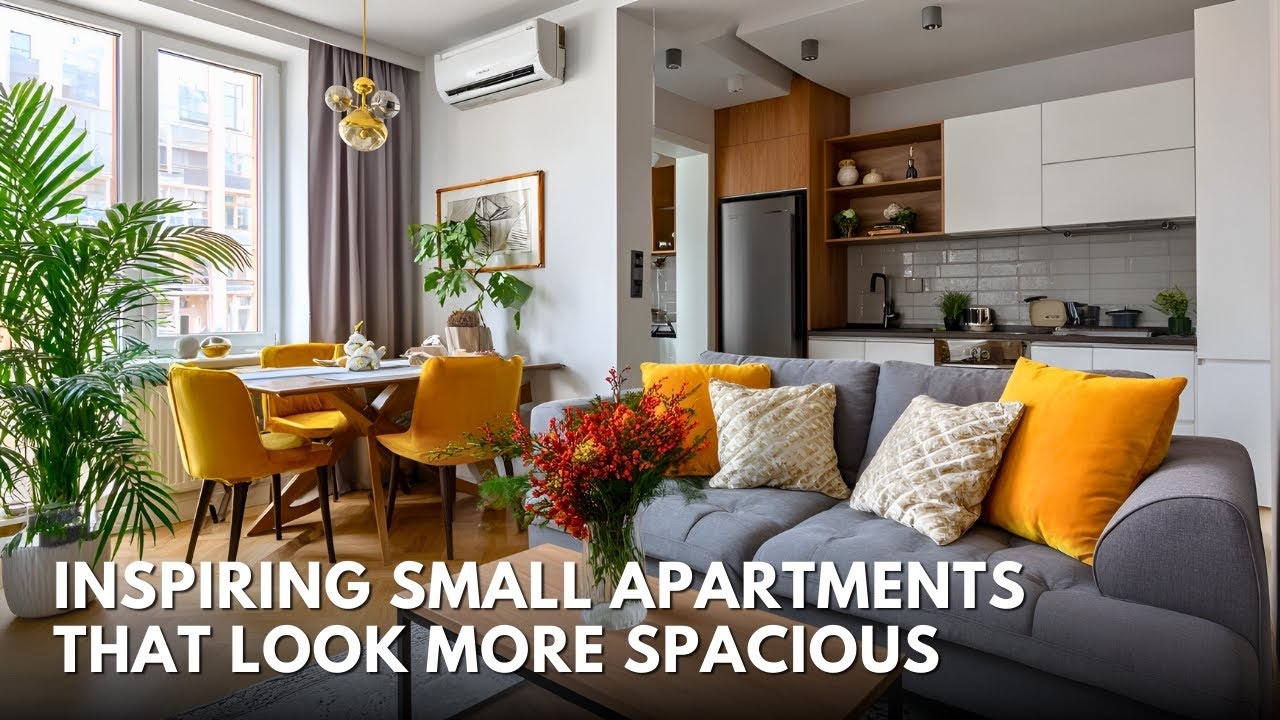 Inspiring Small Apartments That Look More Spacious and Comfortable