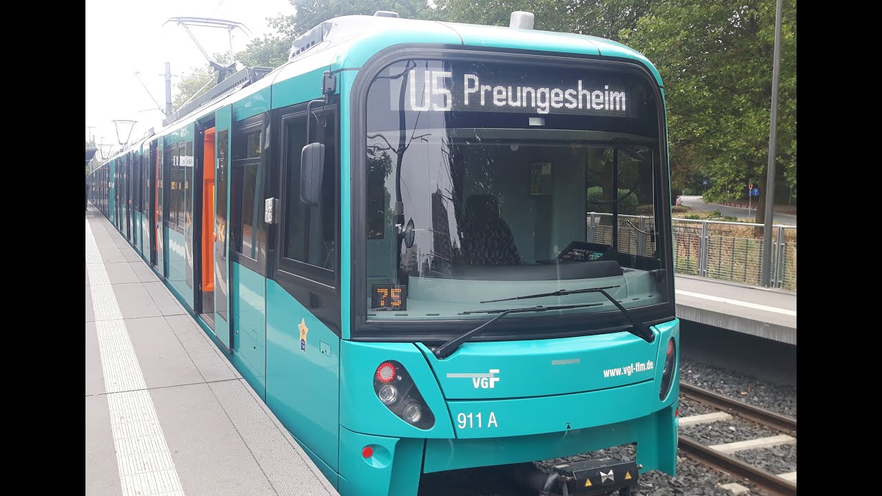 U-Bahn Frankfurt - U5-75 [Erster Einsatztag] Mitfahrt von Preungesheim bis Bockenheimer Warte