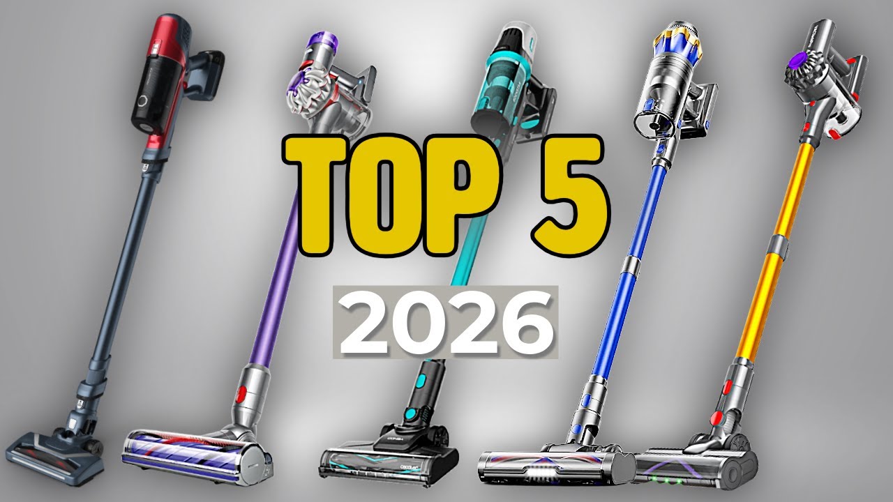 LAS 5 MEJORES ASPIRADORAS SIN CABLE PARA 2026
