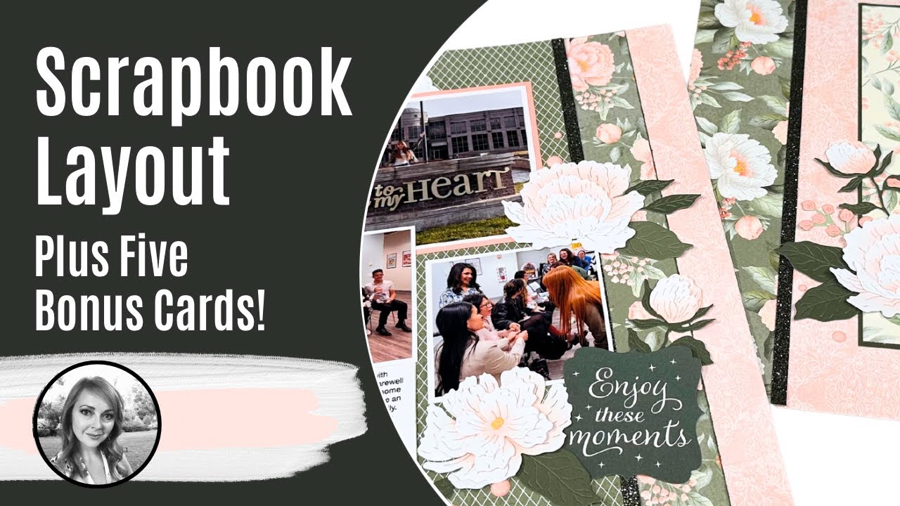 Scrapbook Layout Design Plus 5 Handmade Cards