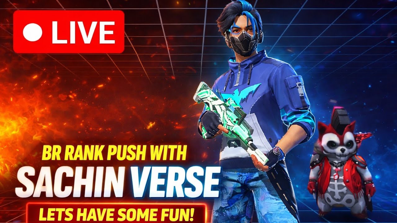 BR RANK PUSH WITH SACHIN VERSE 🔥| DON'T FORGET TO LIKE SHARE AND SUBSCRIBE ❤