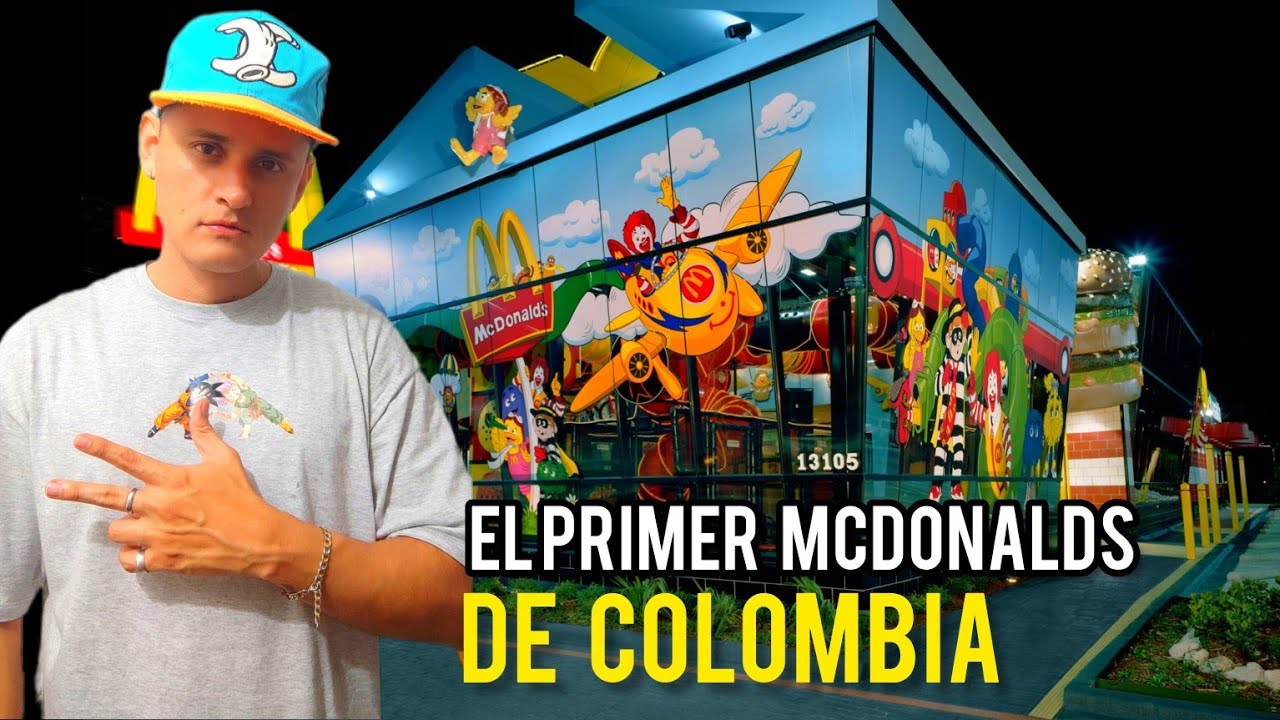 El Primer McDONALDS de Colombia Bogota 1995