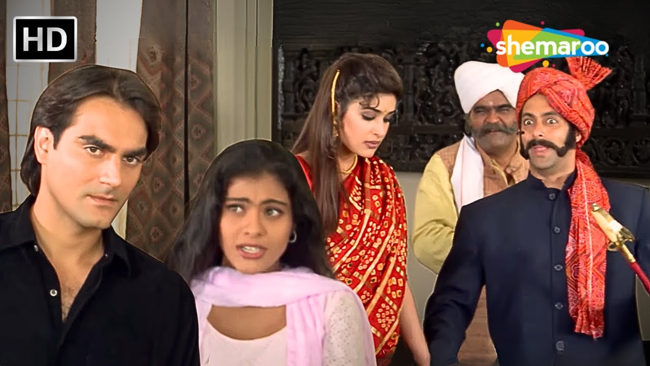 तुम्हारे बड़े भैय्या की बोलती बंद हो गई क्या ? | Salman Khan, Kajol | Pyaar Kiya To Darna Kya (HD)