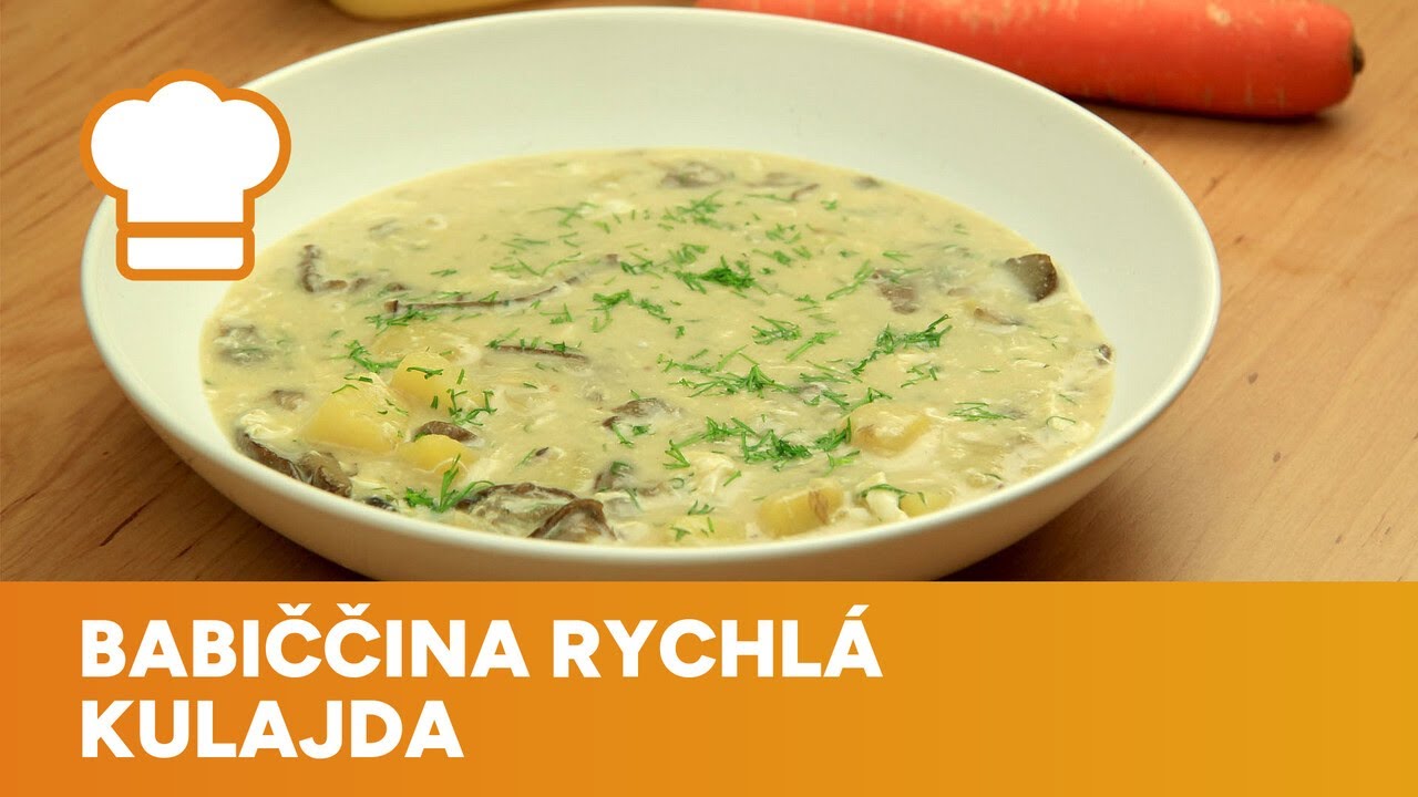 Poctiv&aacute; babiččina rychl&aacute; kulajda kr&aacute;sně von&iacute; po houb&aacute;ch a kopru