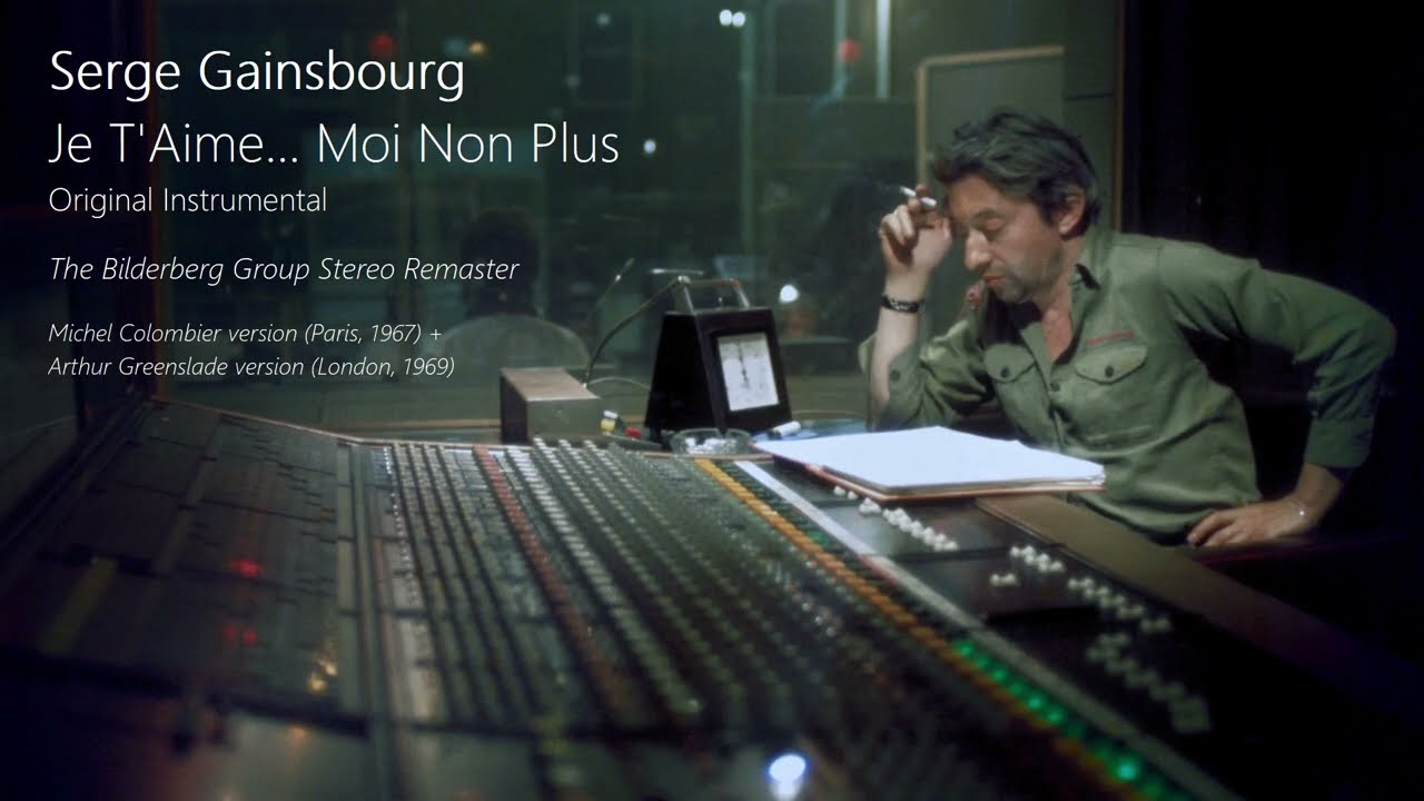 Serge Gainsbourg - Je T'Aime... Moi Non Plus (Original Instrumental Remastered)