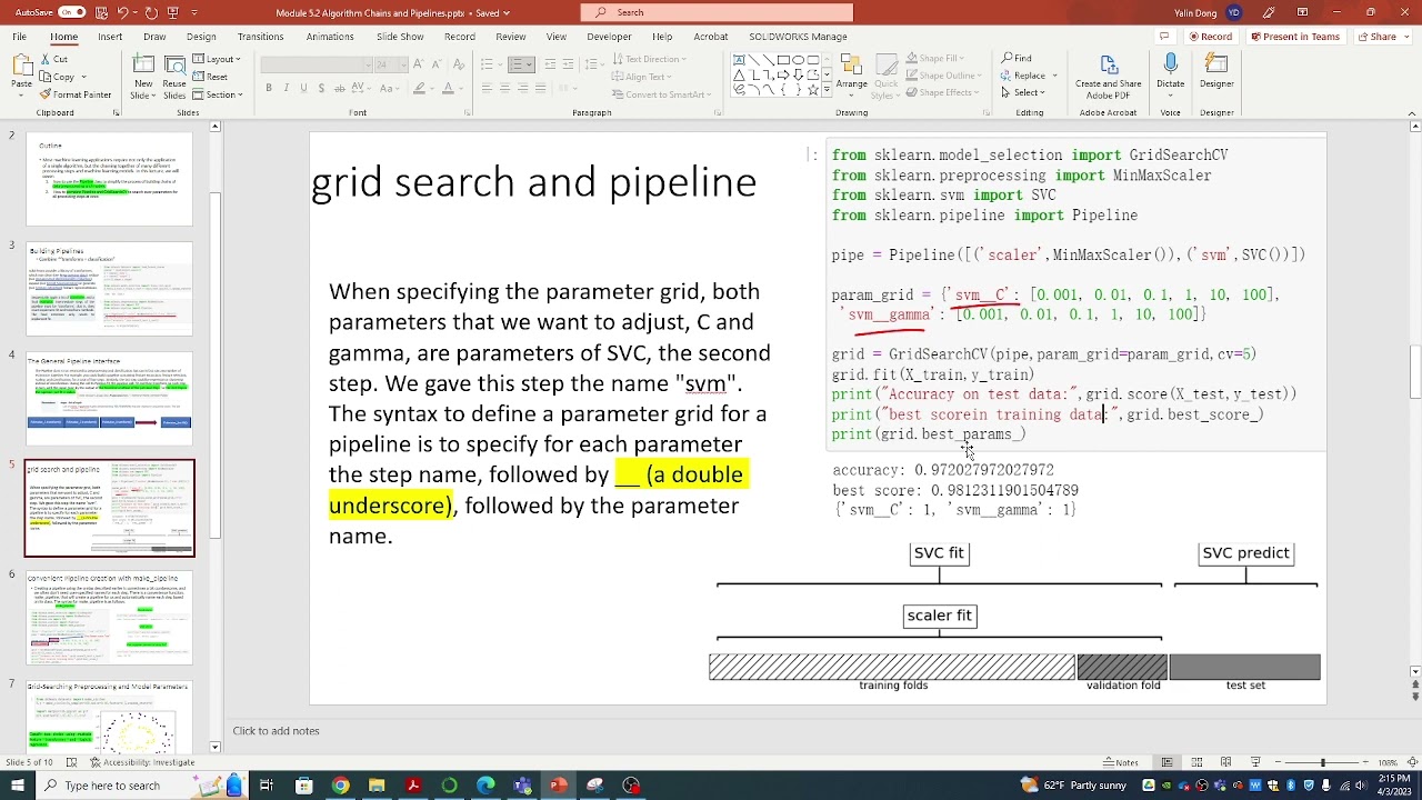 Module 5.2 Algorithm Chain and Pipeline for Machine Learning
