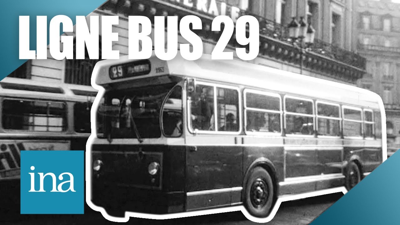 1968 : Le minibus de la ligne 29 à Paris 🚌 | Archive INA