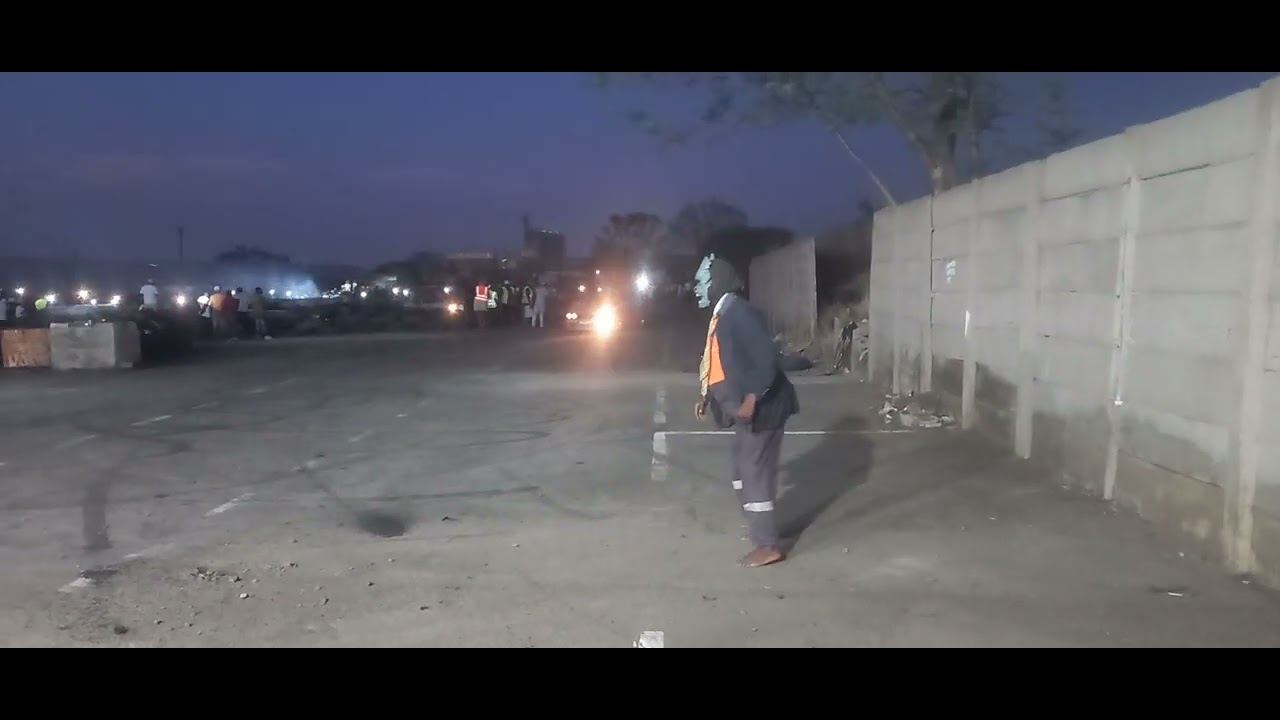 Clement Magwaza Performing Shortbase at Burnouts event koBulawayo 