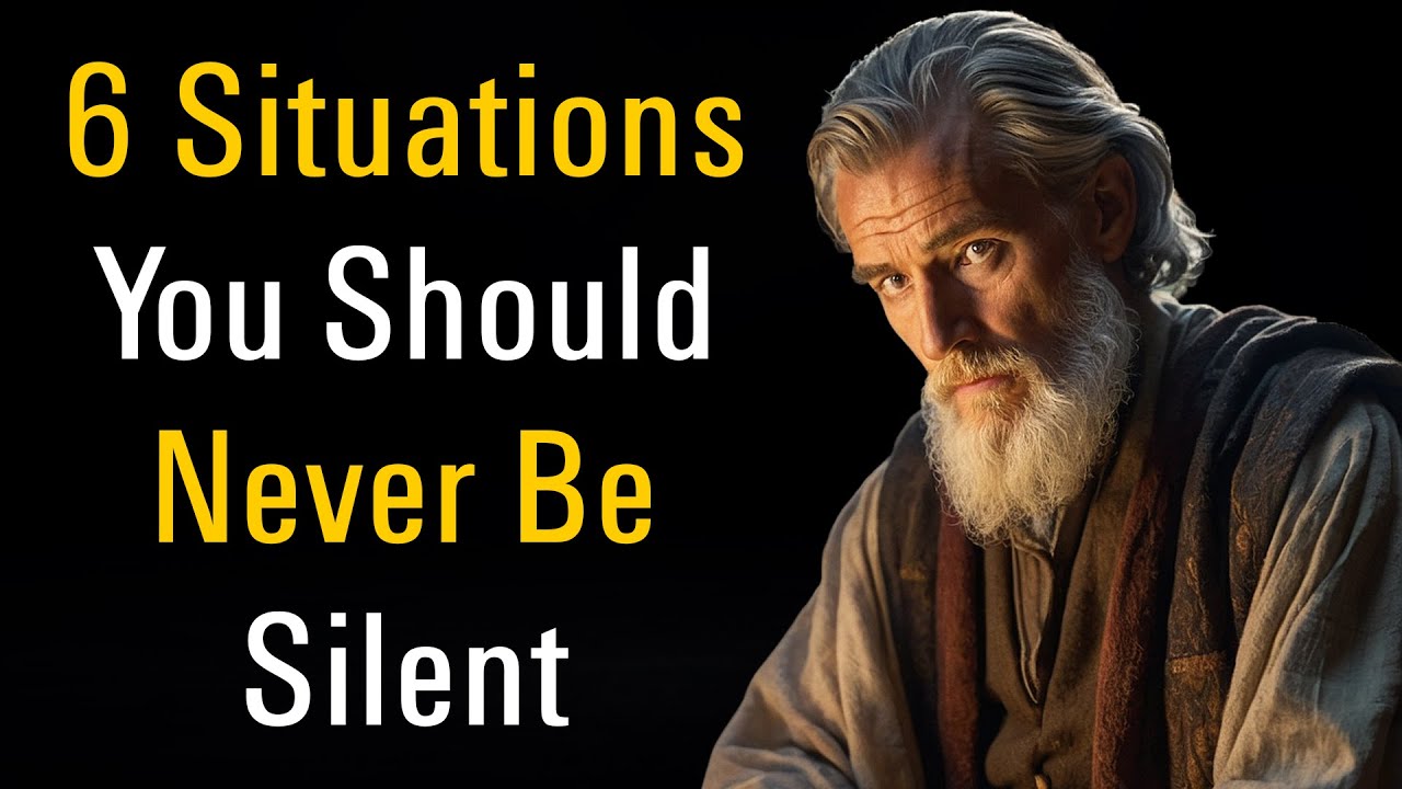 You Should NEVER Be Silent in These 5 SITUATIONES!