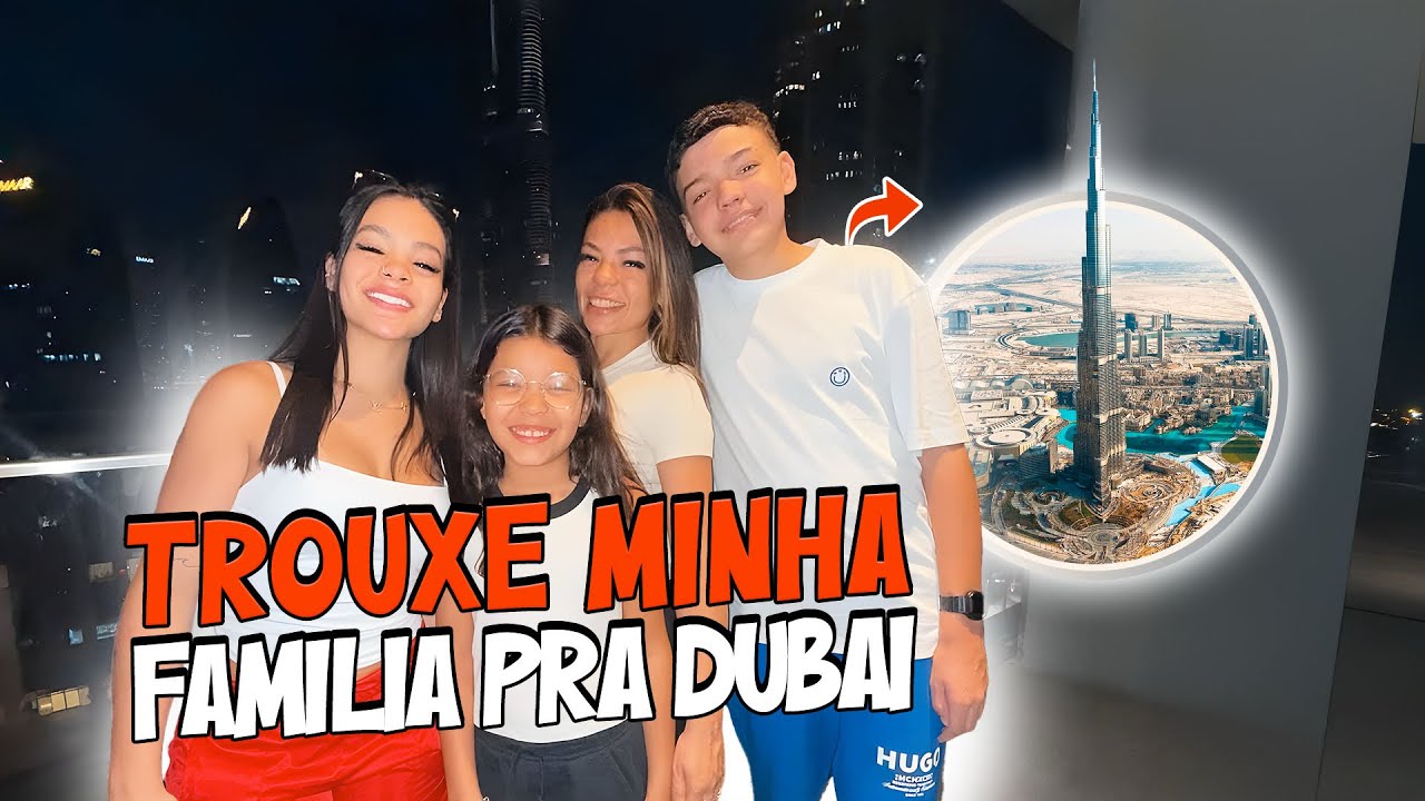 VLOG - Viagem para Dubai | Chegando com minha fam&iacute;lia 