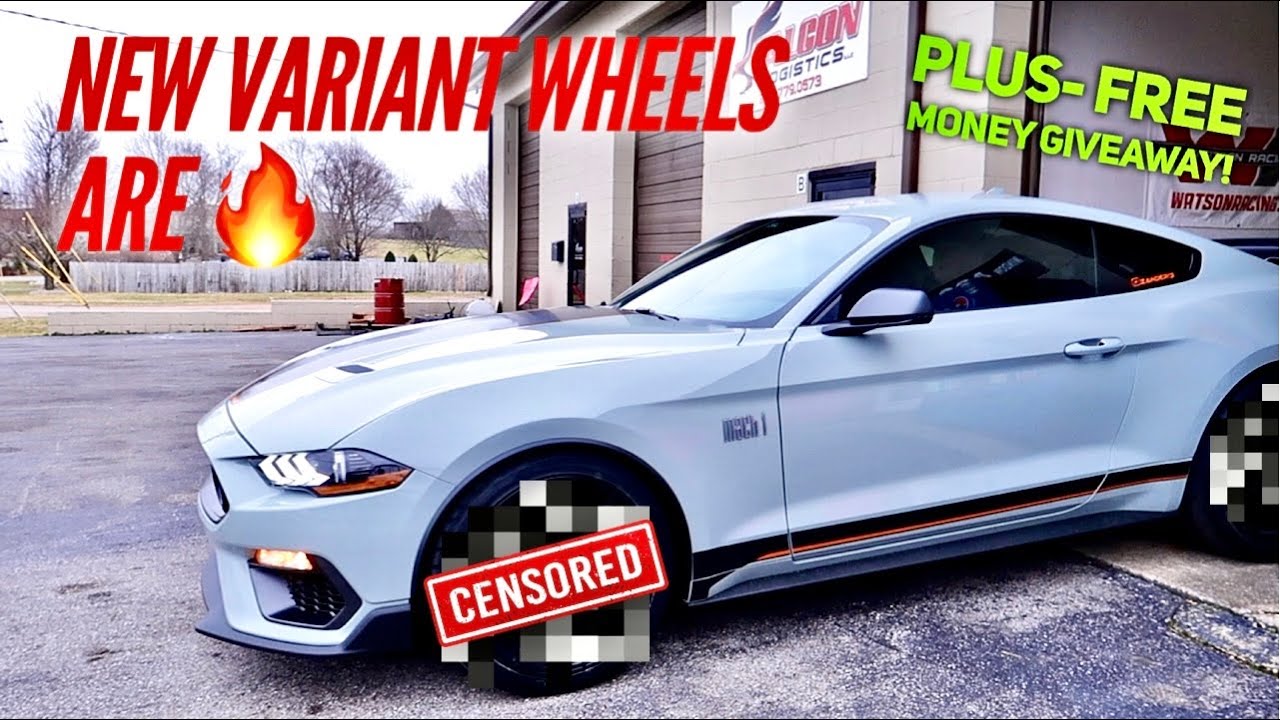 MY 2021 MACH 1 FORD MUSTANG LOOKS INSANE NOW w/ THESE NEW CUSTOM 20” WHEELS!