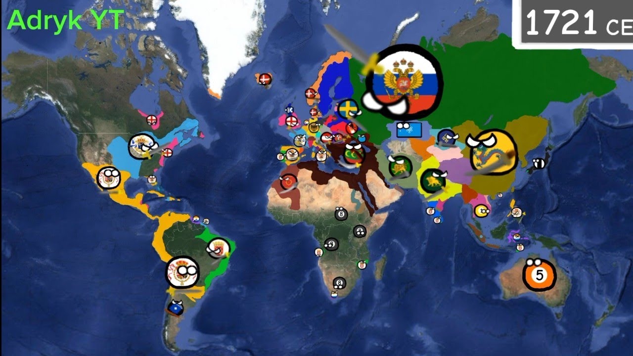 History of World (Every Year) Countryballs Best Version
