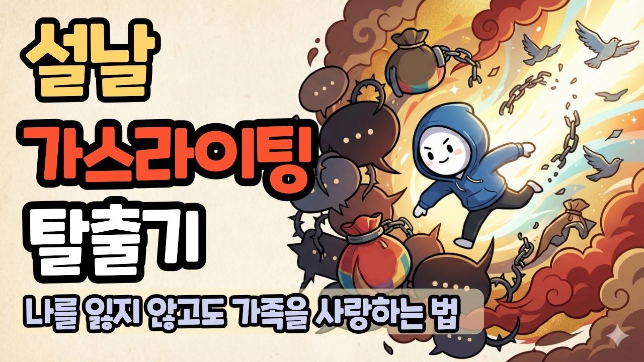 설날 가스라이팅 탈출기 - 나를 잃지 않고도 가족을 사랑하는 법 #가스라이팅 #명절스트레스 #잔소리대처법