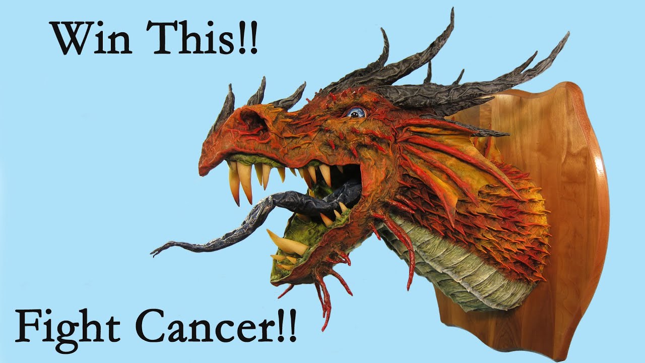 Win This Paper Mache Dragon Trophy!