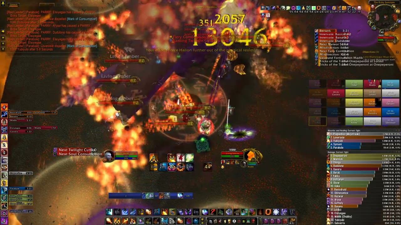 Dissolution Ruby Sanctum 25HC Fire Mage POV #4 Warmane - Icecrown