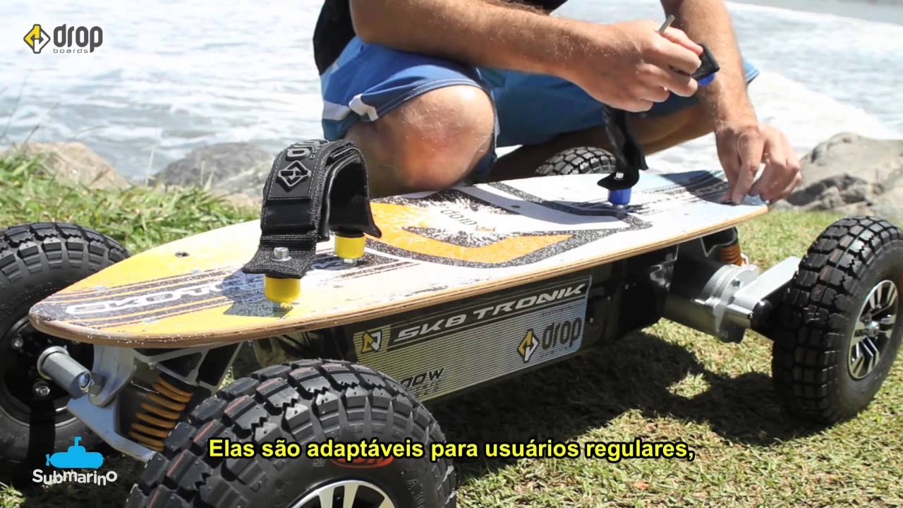 Skate Tronik Tech Elétrico SK8 800W Dropboards - Submarino.com.br