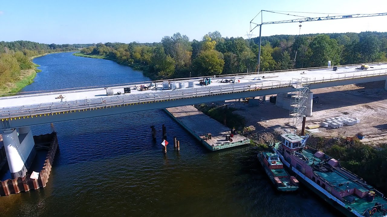 Budowa mostu w Teodorowie - wrzesień 2024