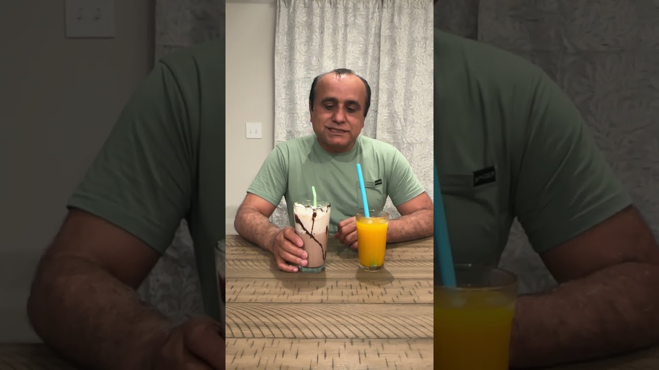 Пробую домашний фраппе и манговый сок, какой из них победит 