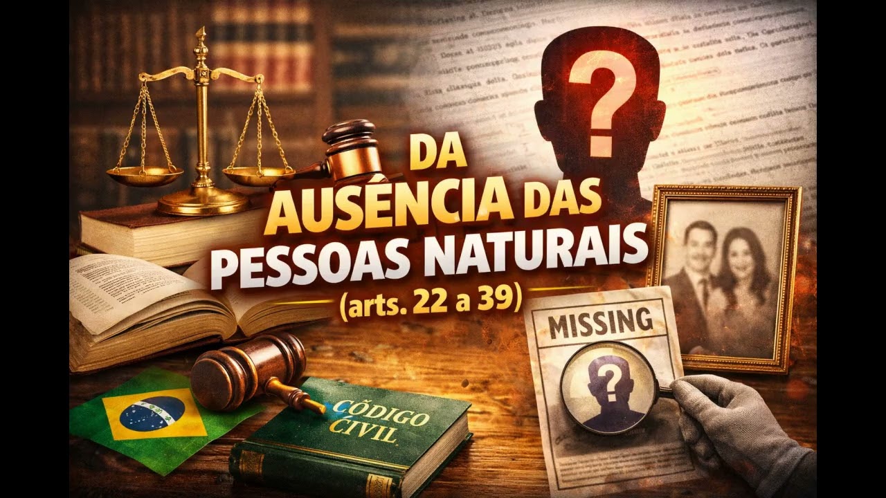 Da Ausência das Pessoas Naturais (arts. 22 a 39)