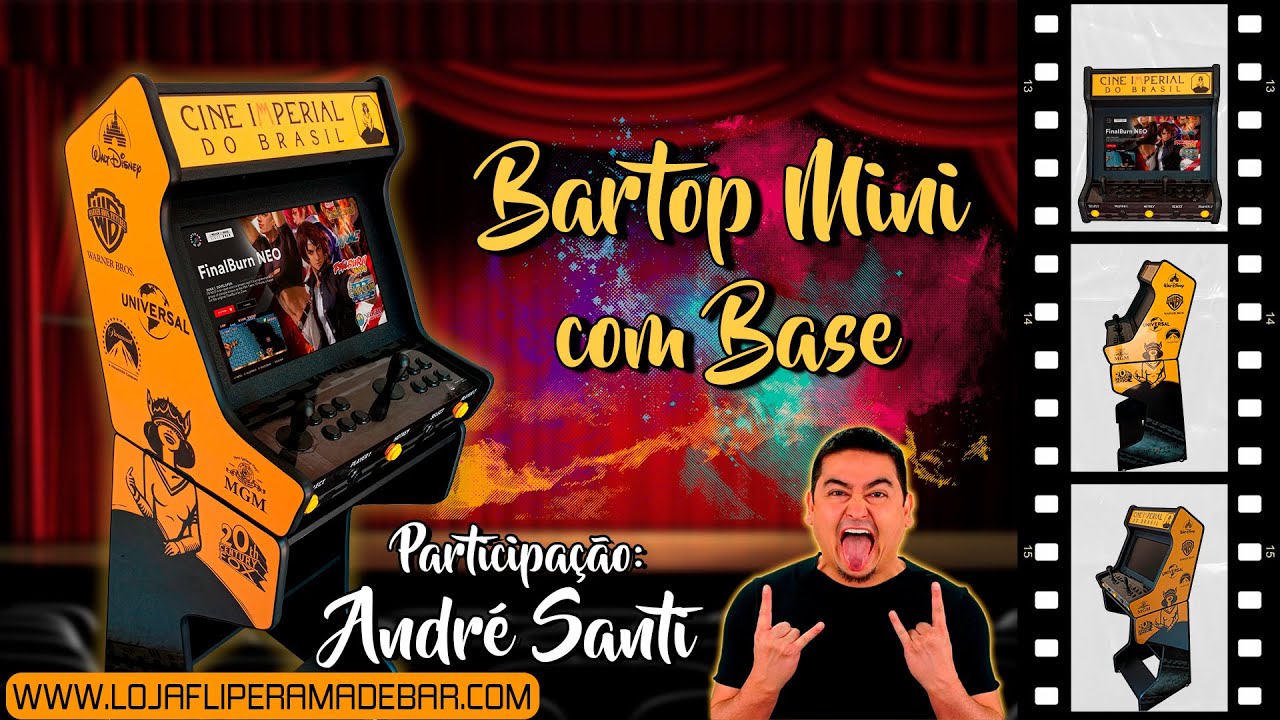 André Santi testou o Bartop Mini! Aprovou?