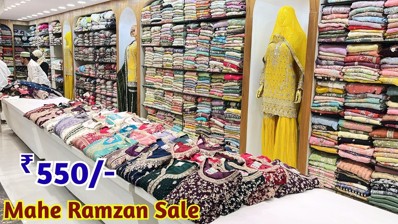 Mahe Ramzan Bumper Sale ₹ 550/- Cotton Suit Materials Pakistani Work Suits With Prices | #madina
