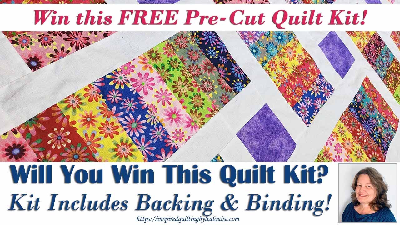 Win this FREE Pre-Cut Quilt Kit! A Beautiful Scrappy Quilt