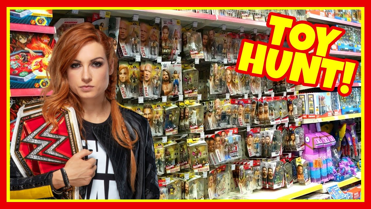 TOY HUNT!!! | BECKY LYNCH CELEBRATES!!! WWE MATTEL WRESTLING FIGURE SHOPPING FUN #125