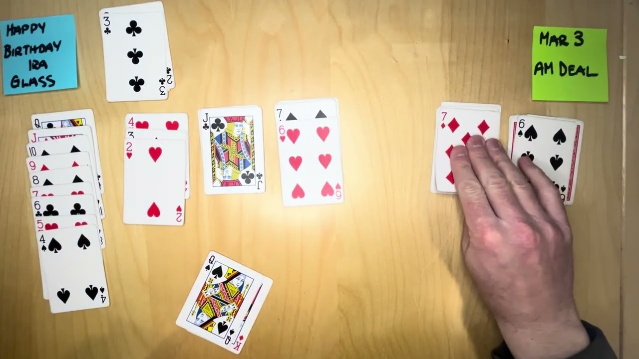 @Sammysolitaire March 3 AM Deal