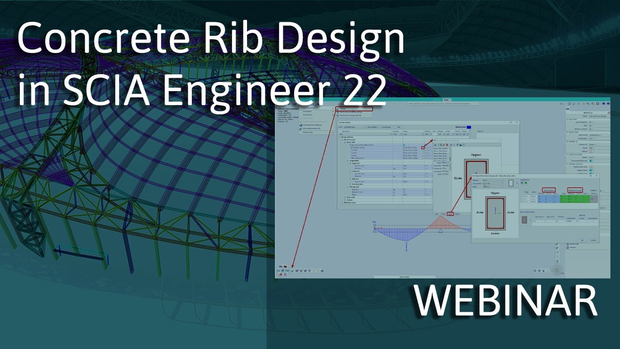 [EN] Concrete Rib Design in SCIA Engineer