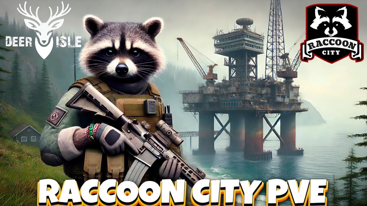 DAYZ PVE | ОТКРЫТИЕ СЕРВЕРА НА ОСТРОВАХ DEERISLE | RACCOON CITY #1