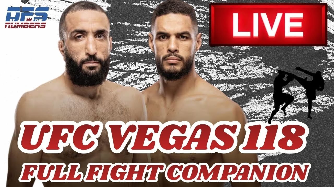 UFC Vegas 118 Belal Muhammad vs Gabriel Bonfim Full Fight Companion & Play by Play