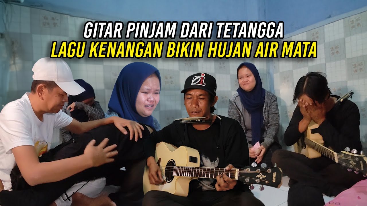 GITAR PINJEM DARI TETANGGA | LAGU KENANGAN BIKIN PASANGAN PENGAMEN HUJAN AIR MATA