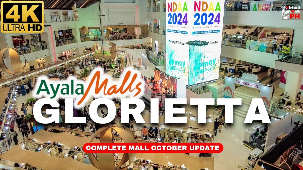 [4K] Legendary Makati Mall | Glorietta Mall's Renovation Update and Tour (October 2024)