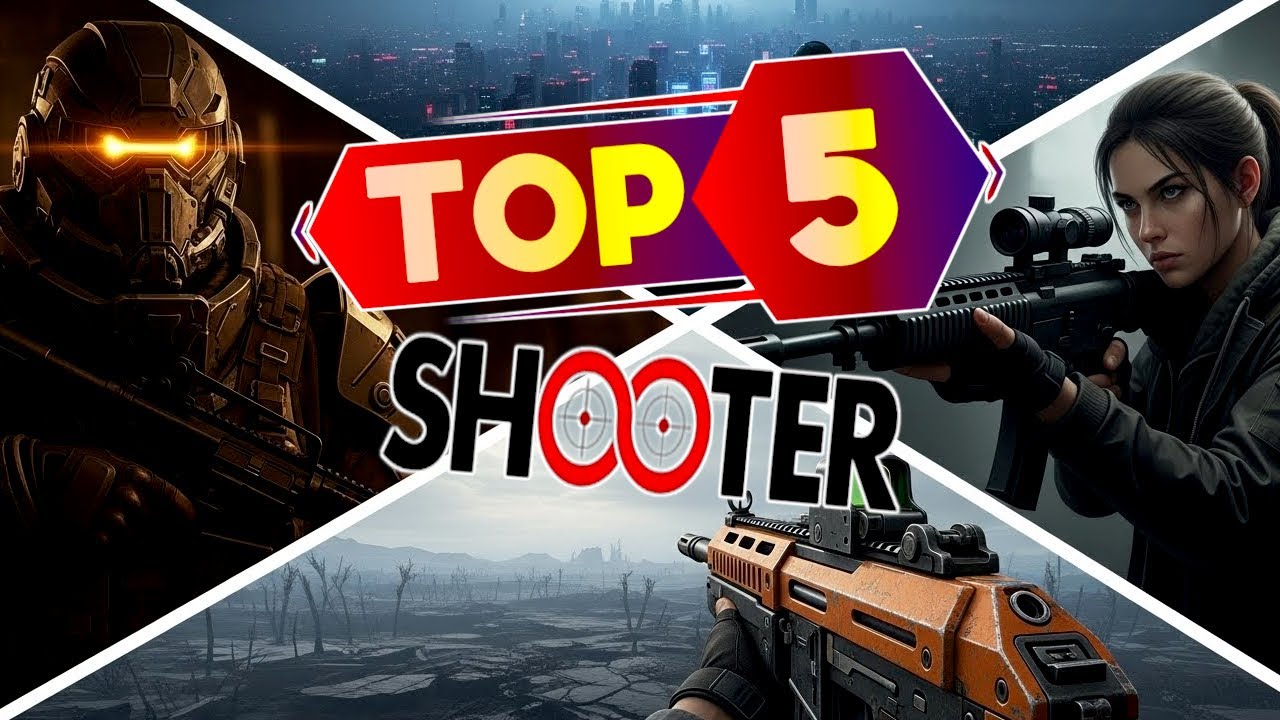 TOP 5 Mejores Juegos SHOOTER 2025🔥