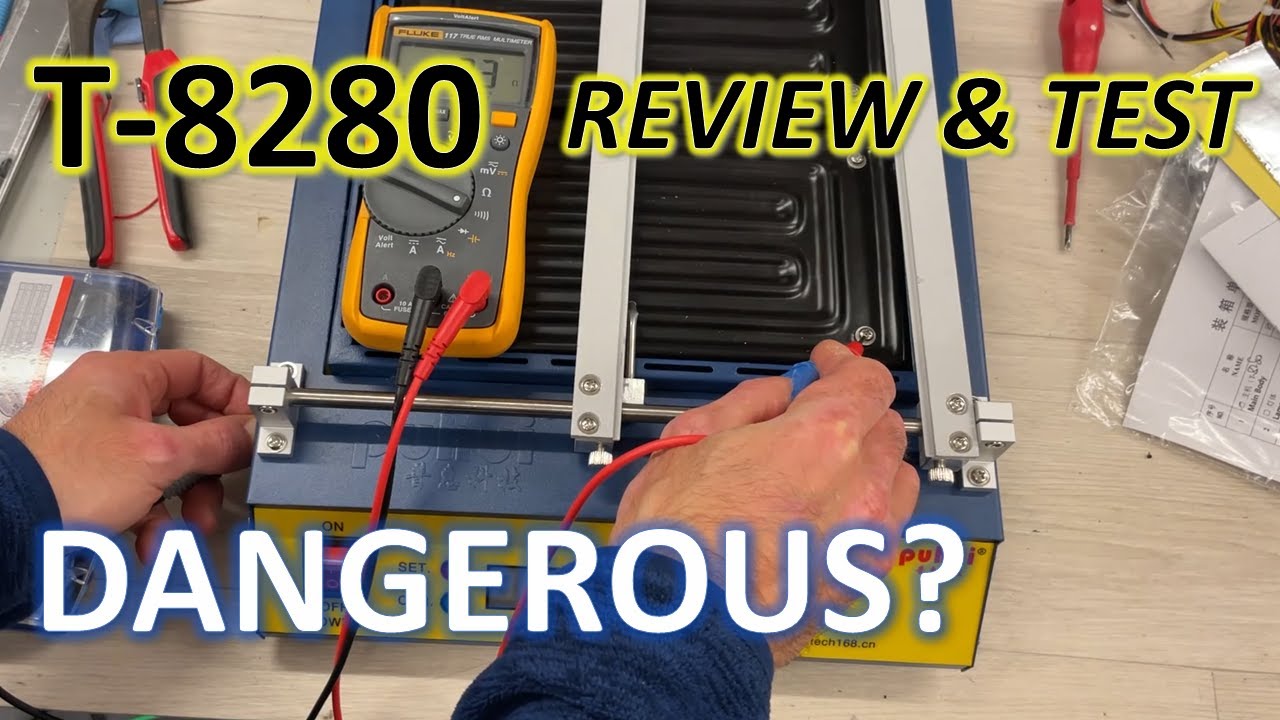 T-8280 Preheating Plate Unboxing/Testing/Repairing