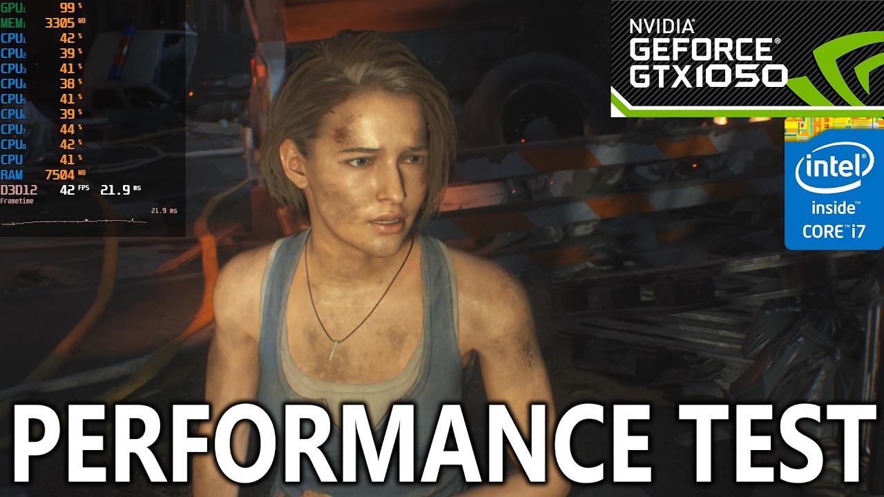 Resident Evil 3 Remake on GTX 1050 | Performance Test | 1080p