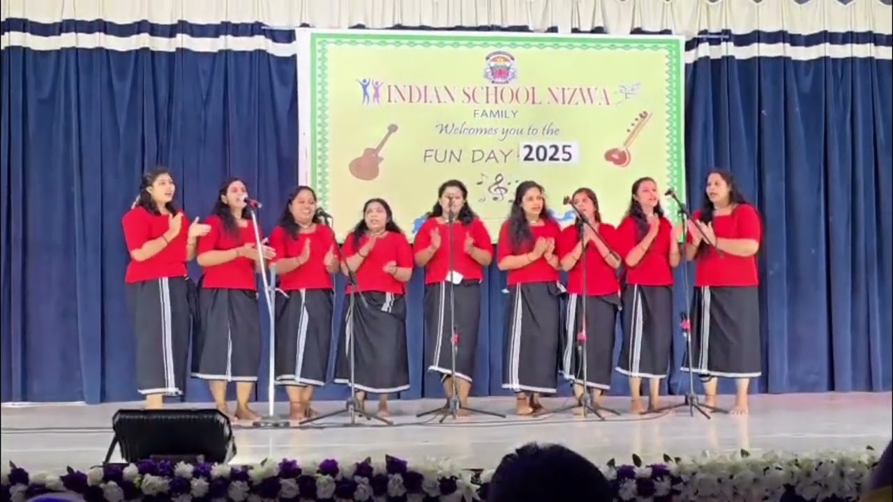 Fun day 2025 | ISN, Oman | Group song with lovely ladies 