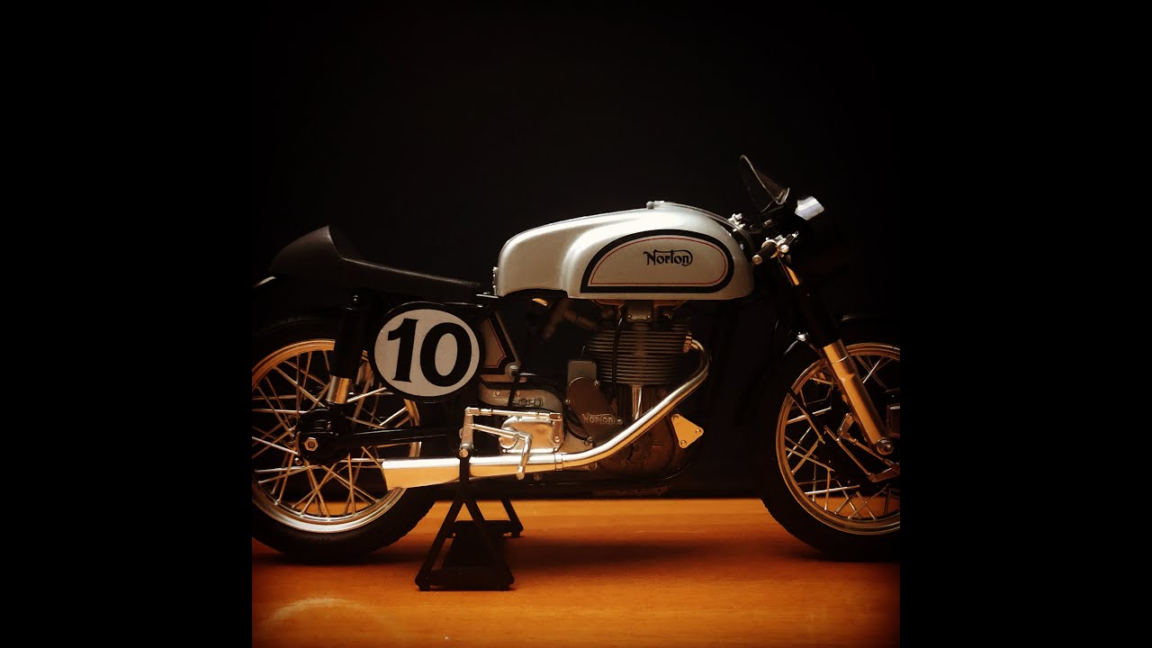 Making Italeri 1:9 scale Norton Manx500, step by step