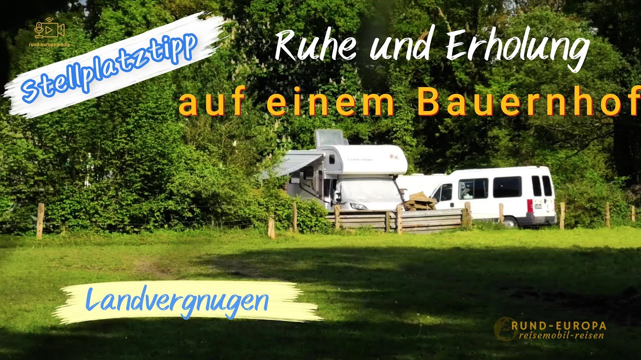 Landvergnügen - Stellplatz: Bei Black Welsh Rindern auf Brockhoff's Hof in Ekern /'Bad Zwischenahn