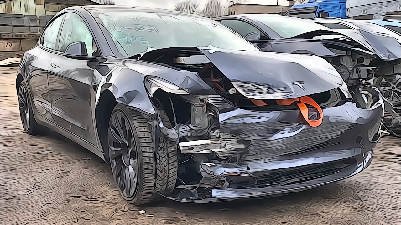 Битая tesla с аукциона , страшно покупать?